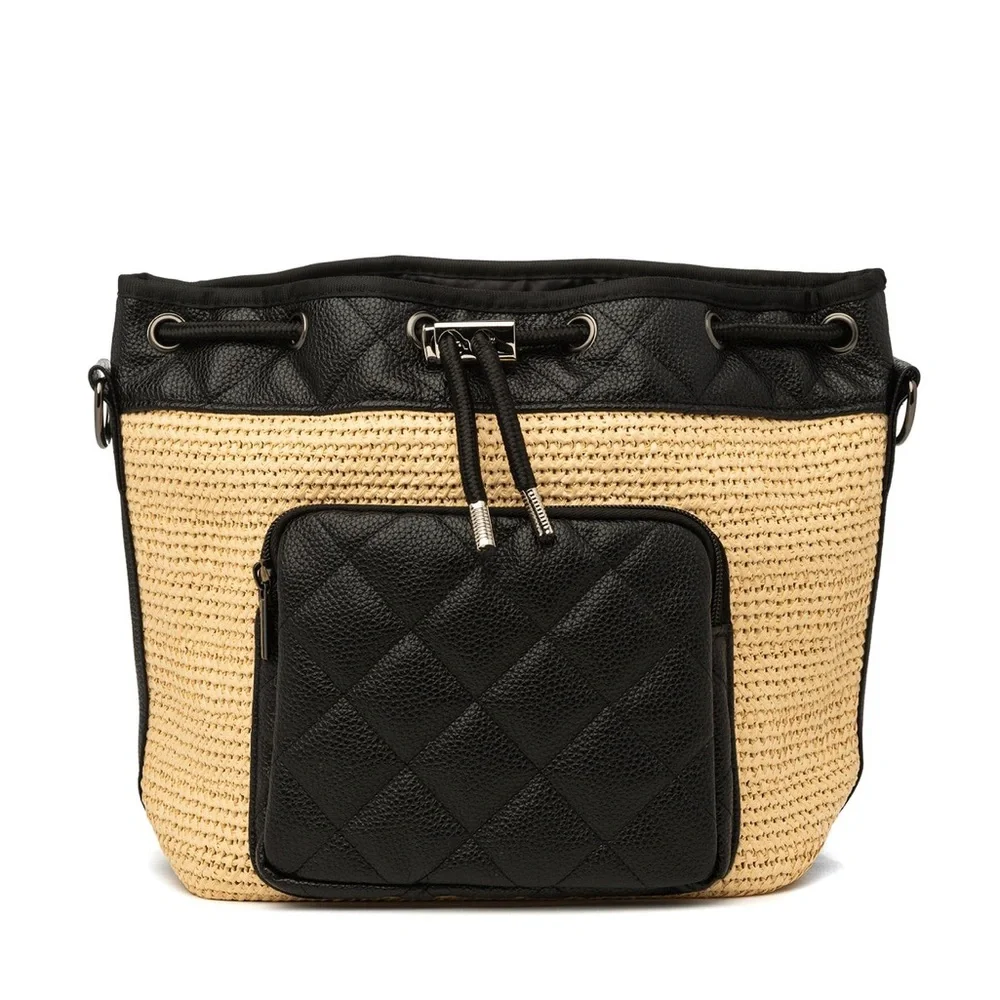 Lindsey Raffia Bucket Bag - Picture 5 of 8